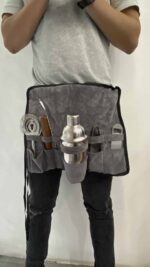 SET BARMAN GRIS (HO 059 - POLIÉSTER-ACERO INOXIDABLE) - Imagen 5