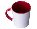 TAZA CONICA BICOLOR 14 OZ BICOLOR ARLES A2154 ROJO (CERÁMICA - A2154.04 -  ARTICULOS PROMOCIONALES)