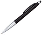 BOLÍGRAFO DE PLÁSTICO CON TOUCH TAU A2247 NEGRO (PLÁSTICO - A2247.02 -  ARTICULOS PROMOCIONALES)