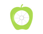 CORTADOR DE MANZANAS APPLE CUT A2253 VERDE CLARO (PLÁSTICO PS - ACERO INOXIDABLE - A2253.08 -  ARTICULOS PROMOCIONALES)