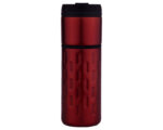 TERMO METÁLICO MANZUR A2334 ROJO (EXTERIOR: ACERO INOXIDABLE - INTERIOR: PLÁSTICO - A2334.04 -  ARTICULOS PROMOCIONALES)