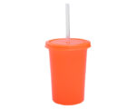 VASO DE PLÁSTICO OLAS A2341 NARANJA (PLÁSTICO PP - A2341.30 -  ARTICULOS PROMOCIONALES)
