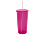VASO DE PLÁSTICO BACHELOR A2342 ROSA (PLÁSTICO PP - A2342.37 -  ARTICULOS PROMOCIONALES)