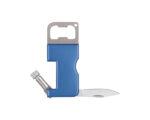 NAVAJA MULTIUSOS FIXUM A2355 AZUL (ACERO INOXIDABLE - ALUMINIO - A2355.09 -  ARTICULOS PROMOCIONALES)