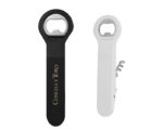 DESTAPADOR CON SACACORCHOS OPENER A2371 NEGRO (PLÁSTICO ABS - ACERO INOXIDABLE - A2371.02 -  ARTICULOS PROMOCIONALES) - Imagen 3
