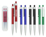 BOLÍGRAFO Y LAPICERO DE PLÁSTICO VERONA A2412 VERDE (PLÁSTICO - A2412.06 -  ARTICULOS PROMOCIONALES) - Imagen 3