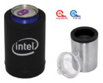 TERMO PORTA LATAS DE ACERO INOXIDABLE DE 360 ML. CROP A2429 NEGRO (ACERO INOXIDABLE - A2429.02 -  ARTICULOS PROMOCIONALES) - Imagen 3