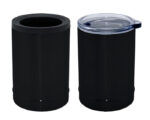 TERMO PORTA LATAS DE ACERO INOXIDABLE DE 360 ML. CROP A2429 NEGRO (ACERO INOXIDABLE - A2429.02 -  ARTICULOS PROMOCIONALES)