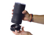 TERMO PORTA LATAS DE ACERO INOXIDABLE DE 350 ML. DEUX A2468 NEGRO (ACERO INOXIDABLE - A2468.02 -  ARTICULOS PROMOCIONALES) - Imagen 2