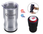 TERMO PORTA LATAS DE ACERO INOXIDABLE DE 350 ML. DEUX A2468 NEGRO (ACERO INOXIDABLE - A2468.02 -  ARTICULOS PROMOCIONALES) - Imagen 3