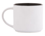 TAZA BICOLOR 15 OZ BABEL A2472 NEGRO (CERÁMICA - A2472.02 -  ARTICULOS PROMOCIONALES)