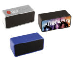 BOCINA BLUETOOTH MANOS LIBRES AMBIENT A2488 AZUL (PLÁSTICO ABS - A2488.09 -  ARTICULOS PROMOCIONALES) - Imagen 3