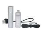KIT DE ACCESORIOS CON BATERÍA PORTÁTIL CAP. 2200 MAH SAVE A2494 NEGRO (PLÁSTICO ABS - EVA - A2494.02 -  ARTICULOS PROMOCIONALES) - Imagen 2
