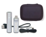 KIT DE ACCESORIOS CON BATERÍA PORTÁTIL CAP. 2200 MAH SAVE A2494 NEGRO (PLÁSTICO ABS - EVA - A2494.02 -  ARTICULOS PROMOCIONALES)