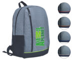 MOCHILA BACKPACK CON DOS COMPARTIMENTOS OXFORD A2535 NARANJA (POLICANVAS - A2535.03 -  ARTICULOS PROMOCIONALES) - Imagen 3