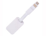 CABLE CONECTOR USB CLICK A2558 BLANCO (PLÁSTICO ABS - A2558.01 -  ARTICULOS PROMOCIONALES)