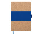 LIBRETA VERTICAL SAUDIA A2570 AZUL (CORCHO - TERMO PU - A2570.09 -  ARTICULOS PROMOCIONALES)