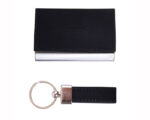 ESTUCHE EJECUTIVO SINATRA A2579 NEGRO (POLIURETANO - METAL - A2579.02 -  ARTICULOS PROMOCIONALES)
