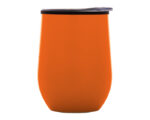 TERMO DE 350 ML. AKON A2636 NARANJA (EXTERIOR: ACERO INOXIDABLE - INTERIOR: PLÁSTICO - A2636.03 -  ARTICULOS PROMOCIONALES)