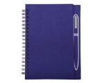 LIBRETA CON IMÁN PARA BOLÍGRAFO METÁLICO, SPAIN A2670 AZUL (CARTÓN - A2670.09 -  ARTICULOS PROMOCIONALES)