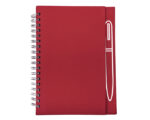 LIBRETA CON IMÁN PARA BOLÍGRAFO METÁLICO, SPAIN A2670 ROJO (CARTÓN - A2670.04 -  ARTICULOS PROMOCIONALES)