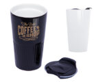 VASO DE CERÁMICA DE DOBLE PARED DE 10 OZ MIAMI A2694 BLANCO (CERÁMICA - A2694.01 -  ARTICULOS PROMOCIONALES) - Imagen 3
