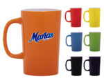 TARRO CÓNICO BICOLOR 15 OZ LATTE A2713 NEGRO (CERÁMICA - A2713.02 -  ARTICULOS PROMOCIONALES) - Imagen 3