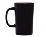 TARRO CÓNICO BICOLOR 15 OZ LATTE A2713 NEGRO (CERÁMICA - A2713.02 -  ARTICULOS PROMOCIONALES)