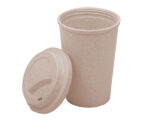 VASO ECOLÓGICO MOCCA A2727 BEIGE (FIBRA DE TRIGO - A2727.24 -  ARTICULOS PROMOCIONALES) - Imagen 2