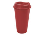 VASO CAFETERO DE PLÁSTICO 473 ML. ALDO A2750 ROJO (PLÁSTICO PP - A2750.04 -  ARTICULOS PROMOCIONALES)
