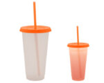 VASO DE PLÁSTICO SNOW A2770 NARANJA (PLÁSTICO PP - A2770.03 -  ARTICULOS PROMOCIONALES)