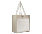BOLSA DE YUTE -ALGODÓN CAMPESTRE A2848 BLANCO (ALGODÓN - YUTE - A2848.01 -  ARTICULOS PROMOCIONALES) - Imagen 2