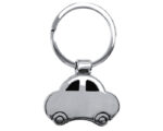 LLAVERO EN FORMA DE AUTO PISTA A2885 PLATA (ALEACIÓN DE ZINC - A2885.17 -  ARTICULOS PROMOCIONALES)