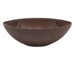 PLATO BOTANERO AMERICANO TOUCHDOWN A2896 CAFÉ (PLÁSTICO PP - A2896.21 -  ARTICULOS PROMOCIONALES)