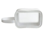ESTUCHE IMPERMEABLE PARA ACCESORIOS CON ASAS DORIS A2910 BLANCO (CUERO - PLÁSTICO PVC - A2910.01 -  ARTICULOS PROMOCIONALES)