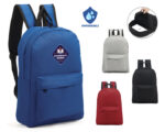MOCHILA ESCOLAR IMPERMEABLE CLASS A2913 ROJO (POLIÉSTER 210 - A2913.04 -  ARTICULOS PROMOCIONALES) - Imagen 3