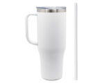 TERMO DE ACERO INOXIDABLE DE 1,200 ML. BARNEY A2915 BLANCO (ACERO INOXIDABLE - A2915.01 -  ARTICULOS PROMOCIONALES)