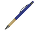 BOLÍGRAFO DE ALUMINIO CON BAMBÚ ELEBAM A2921 AZUL (ALUMINIO, BAMBÚ Y CLIP DE METAL - A2921.09 -  ARTICULOS PROMOCIONALES)