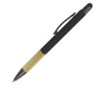 BOLÍGRAFO DE ALUMINIO CON BAMBÚ ELEBAM A2921 NEGRO (ALUMINIO, BAMBÚ Y CLIP DE METAL - A2921.02 -  ARTICULOS PROMOCIONALES)