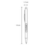 BOLÍGRAFO TAGU ROSA (AL 17020 - METAL-RUBBER) - Imagen 4