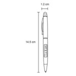 BOLÍGRAFO ISKAM AZUL (AL 18009 - METAL-RUBBER) - Imagen 4
