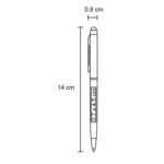 BOLÍGRAFO VERBEL VERDE (AL 5558R - METAL-RUBBER) - Imagen 4