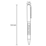 BOLÍGRAFO AKRON GRIS (AL 19008 - METAL-RUBBER) - Imagen 2