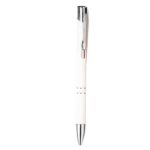 BOLÍGRAFO MABIRA BLANCO (AL 9028M - METAL-RUBBER)