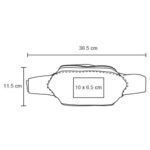 CANGURERA RUN NEGRO (BL 011 - POLIÉSTER) - Imagen 2