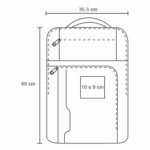 MOCHILA ALBA GRIS (BL 031 - POLIÉSTER) - Imagen 2