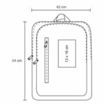 MOCHILA ZAMBIA ROSA (BL 036 - POLIÉSTER) - Imagen 2