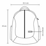 MOCHILA CENTO NEGRO (BL 049 - POLIÉSTER) - Imagen 2