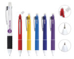 BOLÍGRAFO DE PLÁSTICO MULTI TINTAS BAKÚ BLP4189 MORADO (PLÁSTICO - BLP4189.29 -  ARTICULOS PROMOCIONALES) - Imagen 3