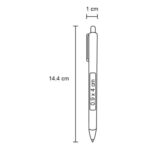 BOLÍGRAFO MALEK ROJO (BP-19013 - PLÁSTICO) - Imagen 2